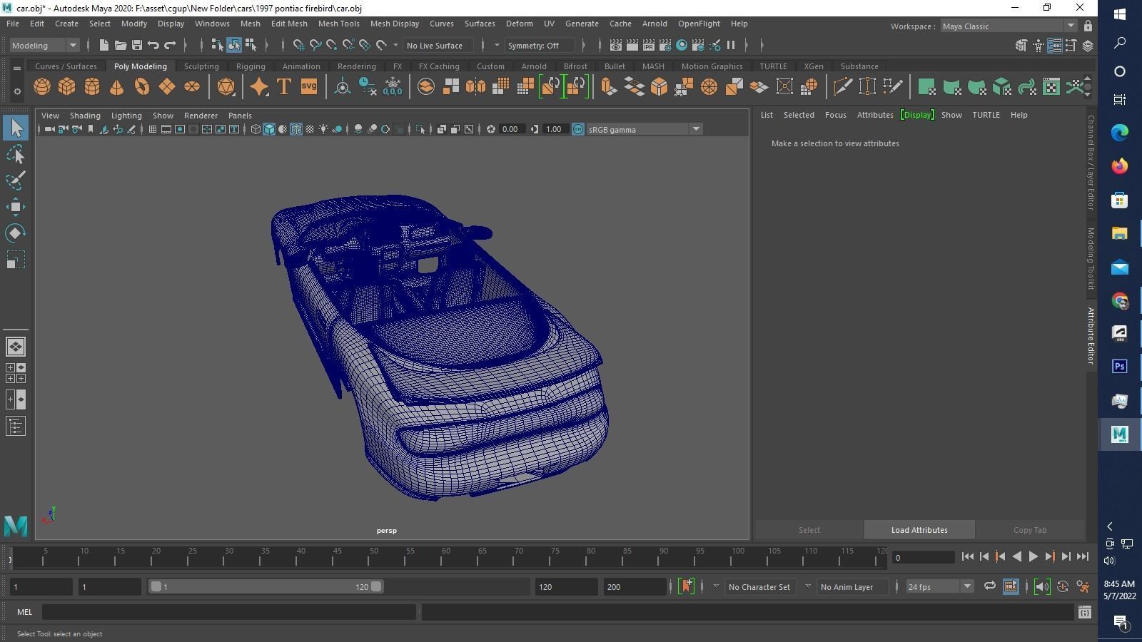 1997 pontiac firebird 3D print model_13