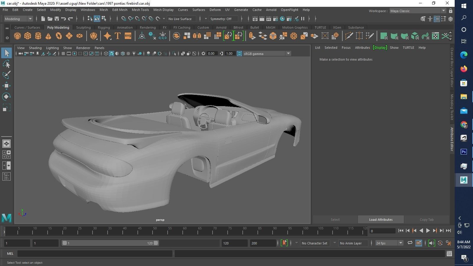 1997 pontiac firebird 3D print model_9