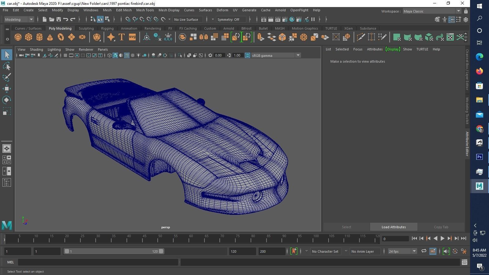 1997 pontiac firebird 3D print model_11
