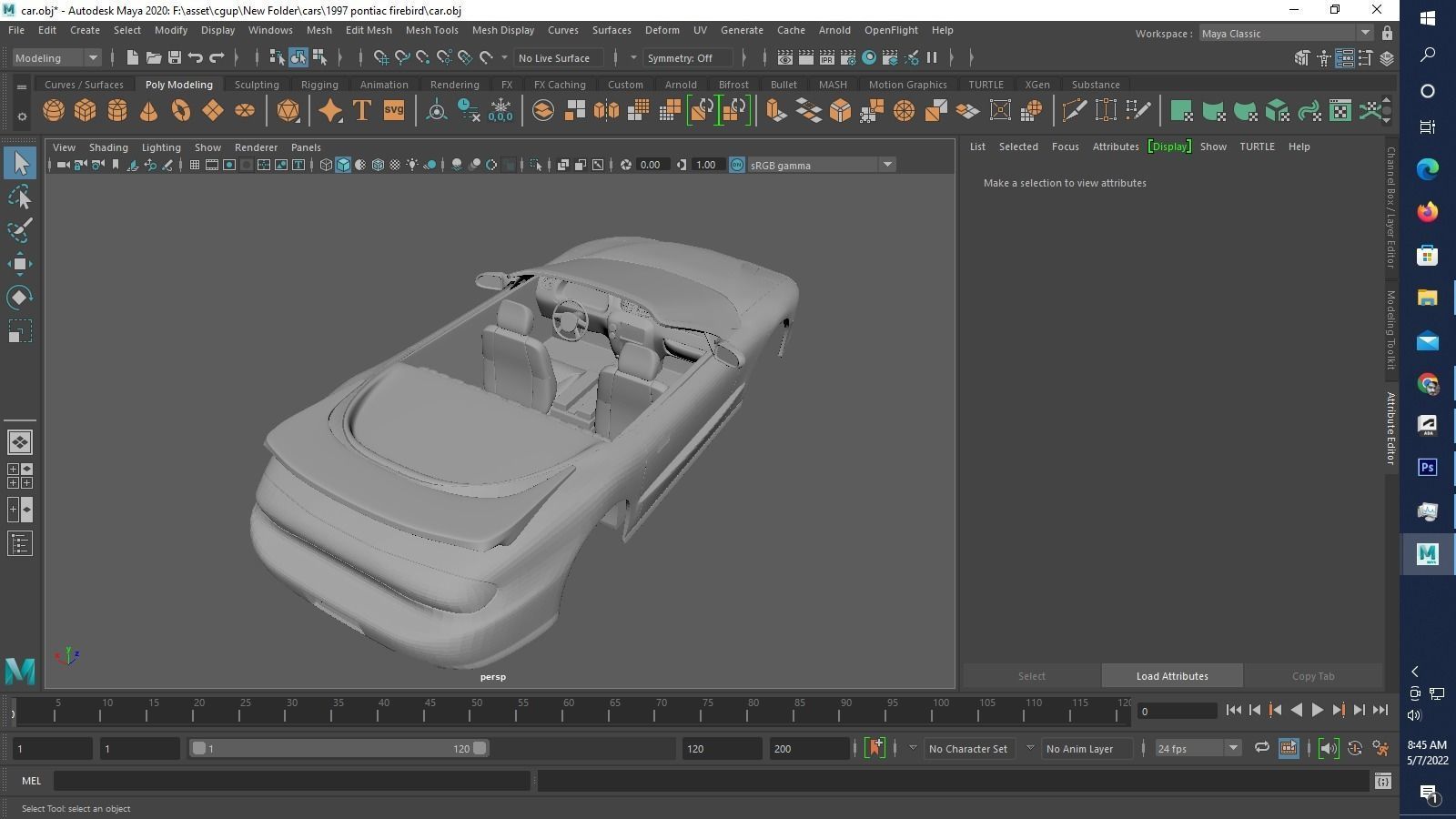 1997 pontiac firebird 3D print model_10