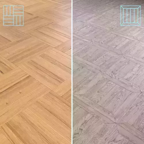 Parquet - Laminate - Wooden floor 2 in 1