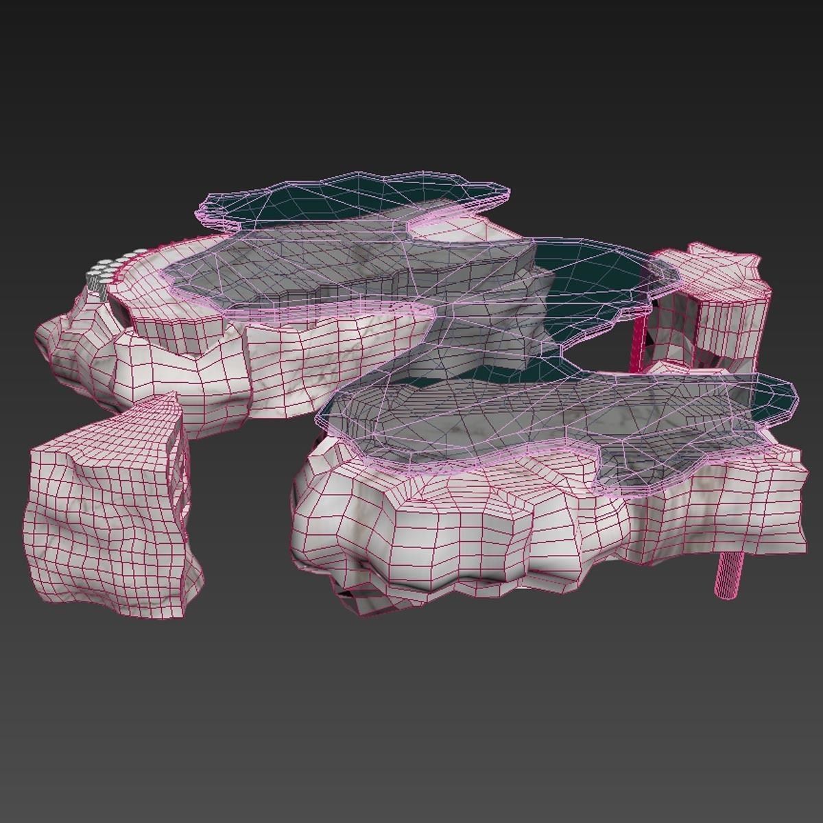 Danny Lane River coffee table 3D model_7