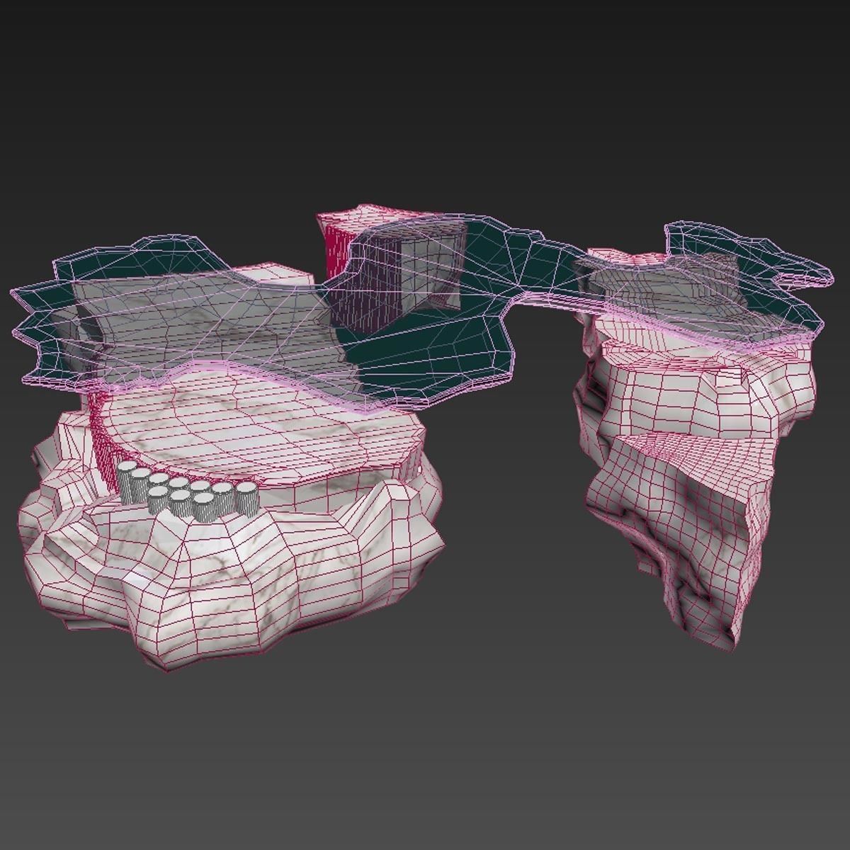 Danny Lane River coffee table 3D model_8