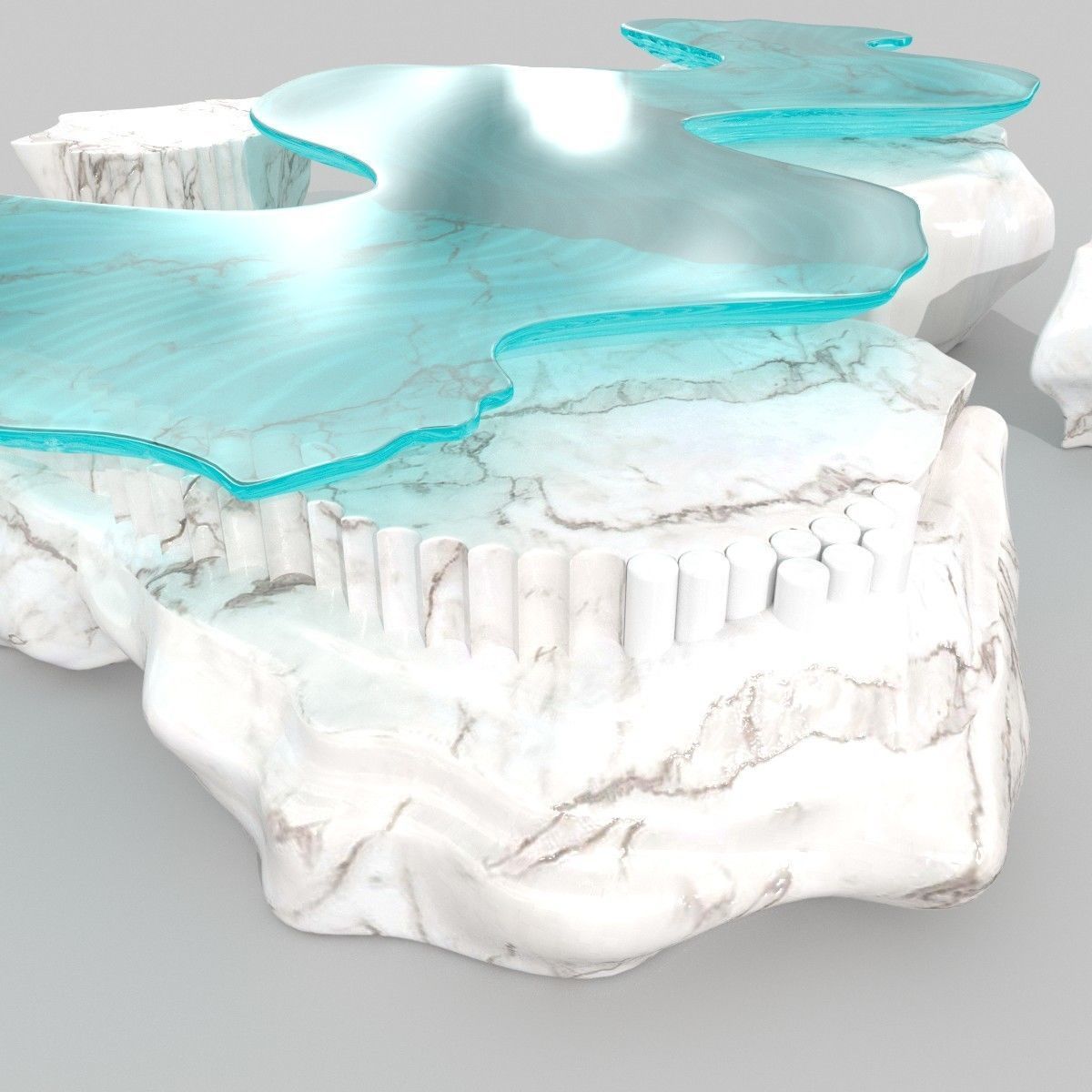 Danny Lane River coffee table 3D model_5