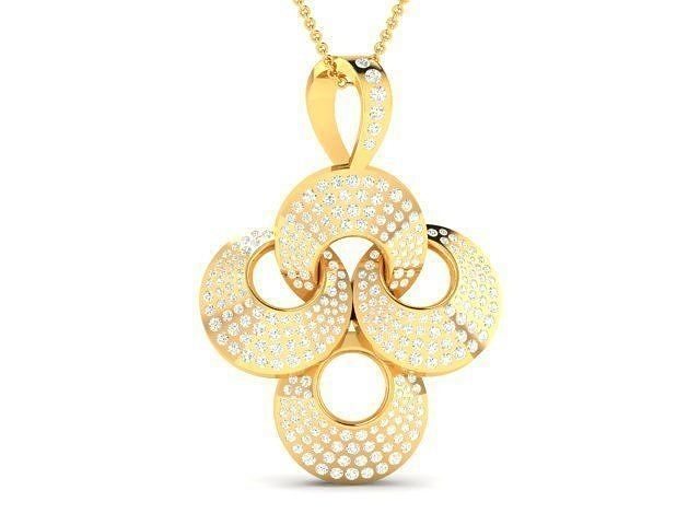 Women Pendant 3dm STL FBX OBJ Render Details 3D print model