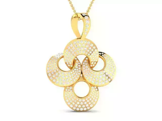 Women Pendant 3dm STL FBX OBJ Render Details