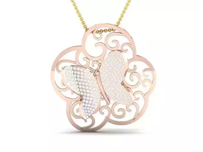 Women Pendant 3dm STL FBX OBJ Render Details