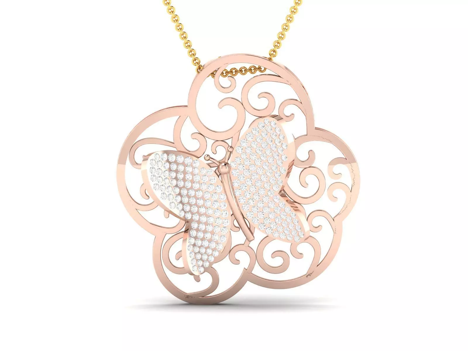 Women Pendant 3dm STL FBX OBJ Render Details 3D print model