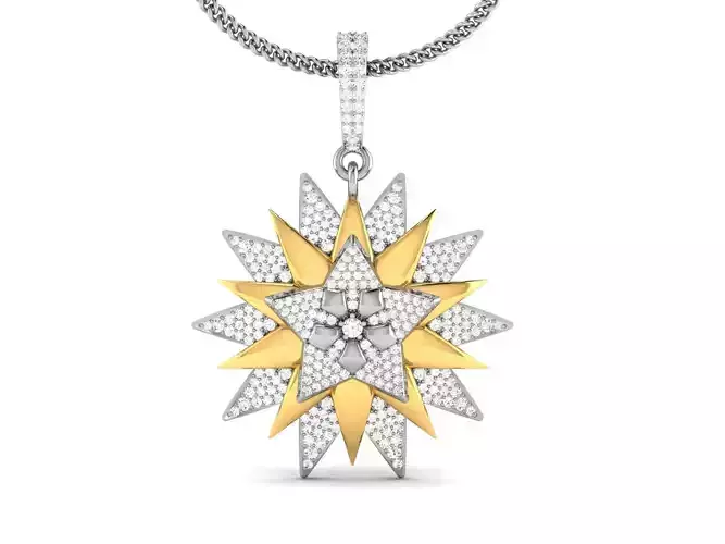 Women Pendant 3dm STL FBX OBJ Render Details