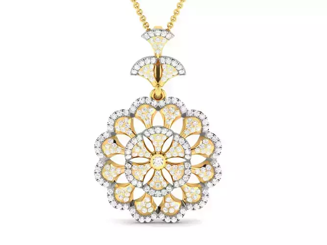 Women Pendant 3dm STL FBX OBJ Render Details 3D print model
