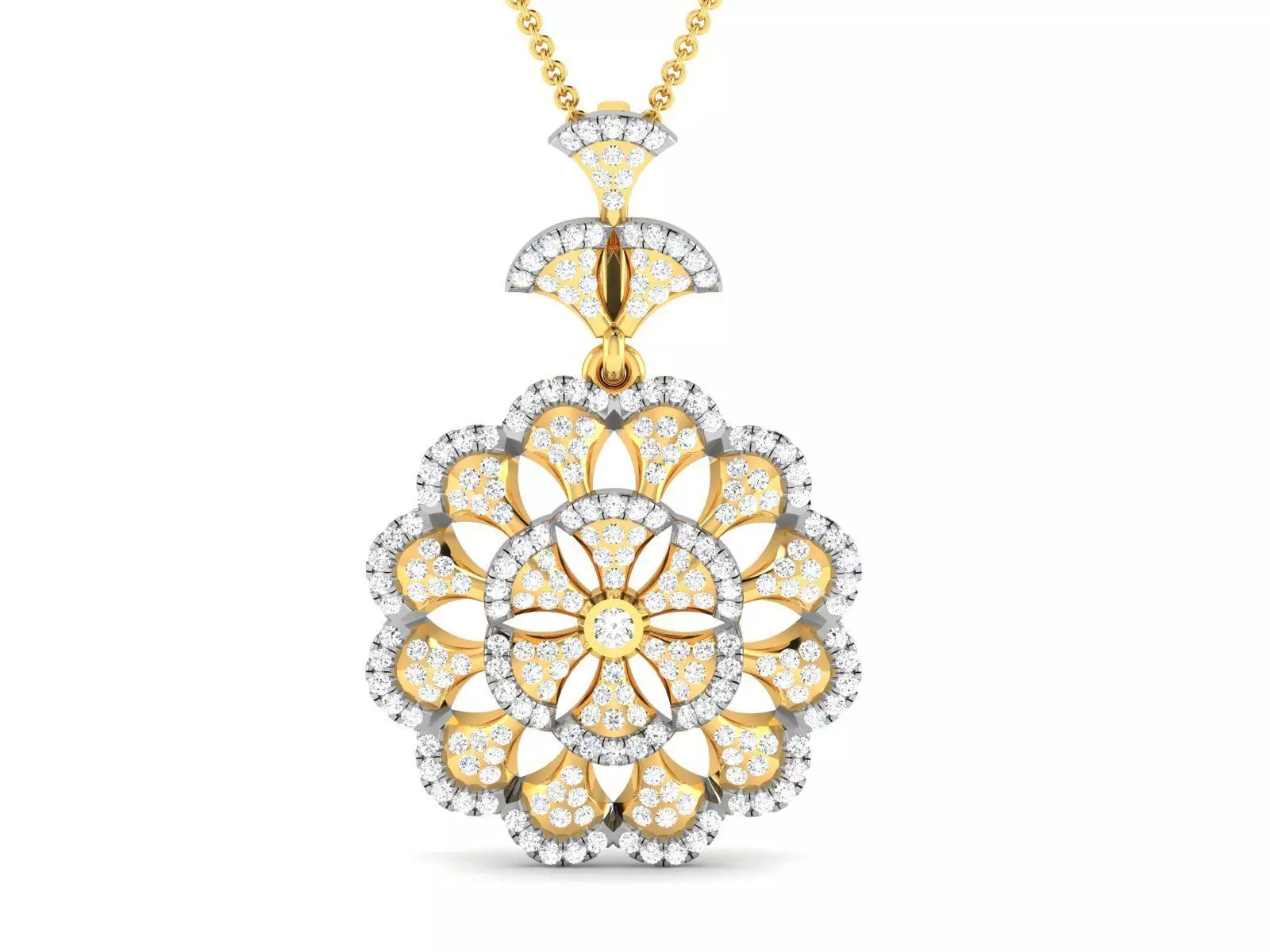 Women Pendant 3dm STL FBX OBJ Render Details 3D print model