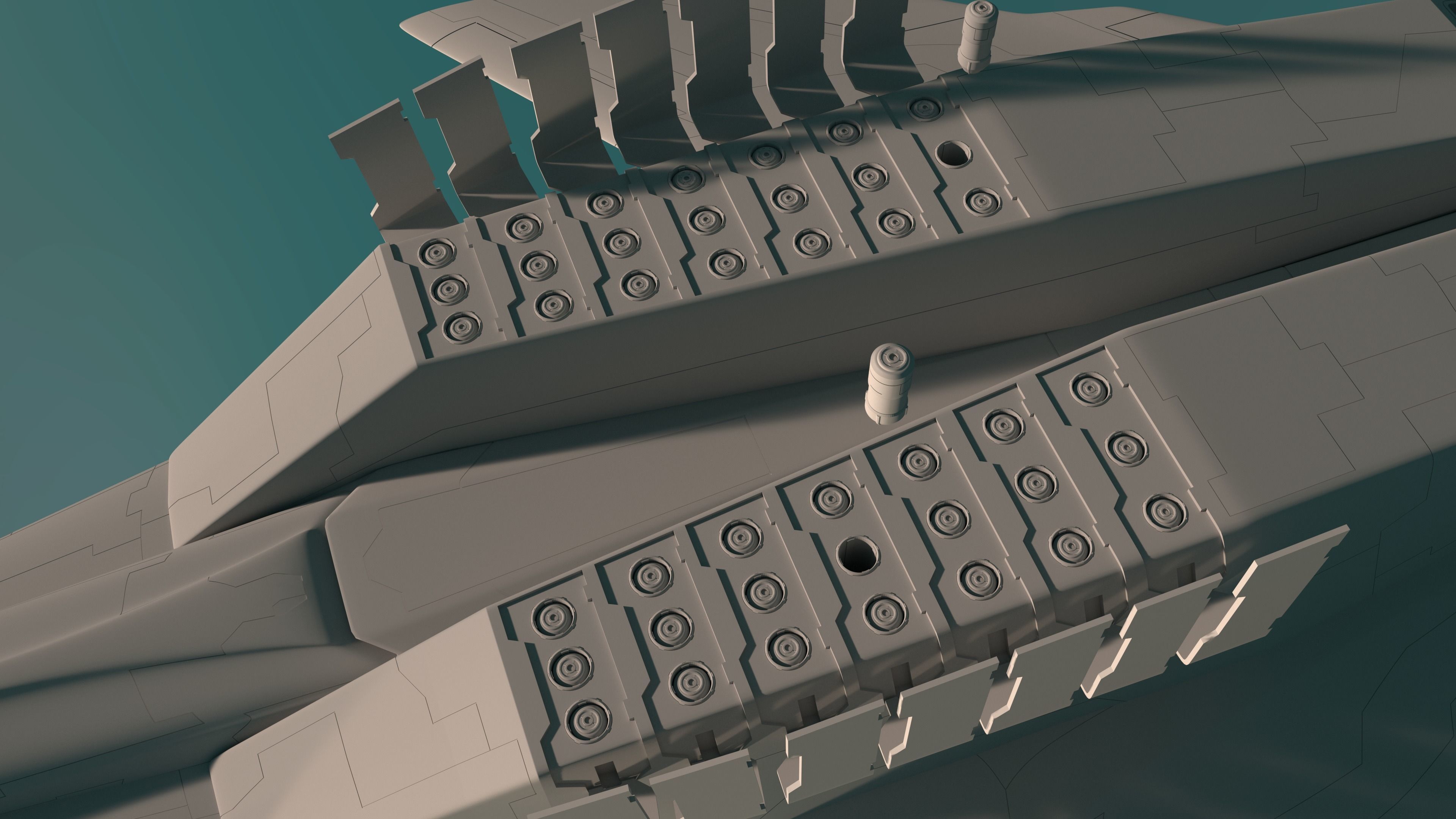 This is an artificial intelligence fighter jet 3D model_12