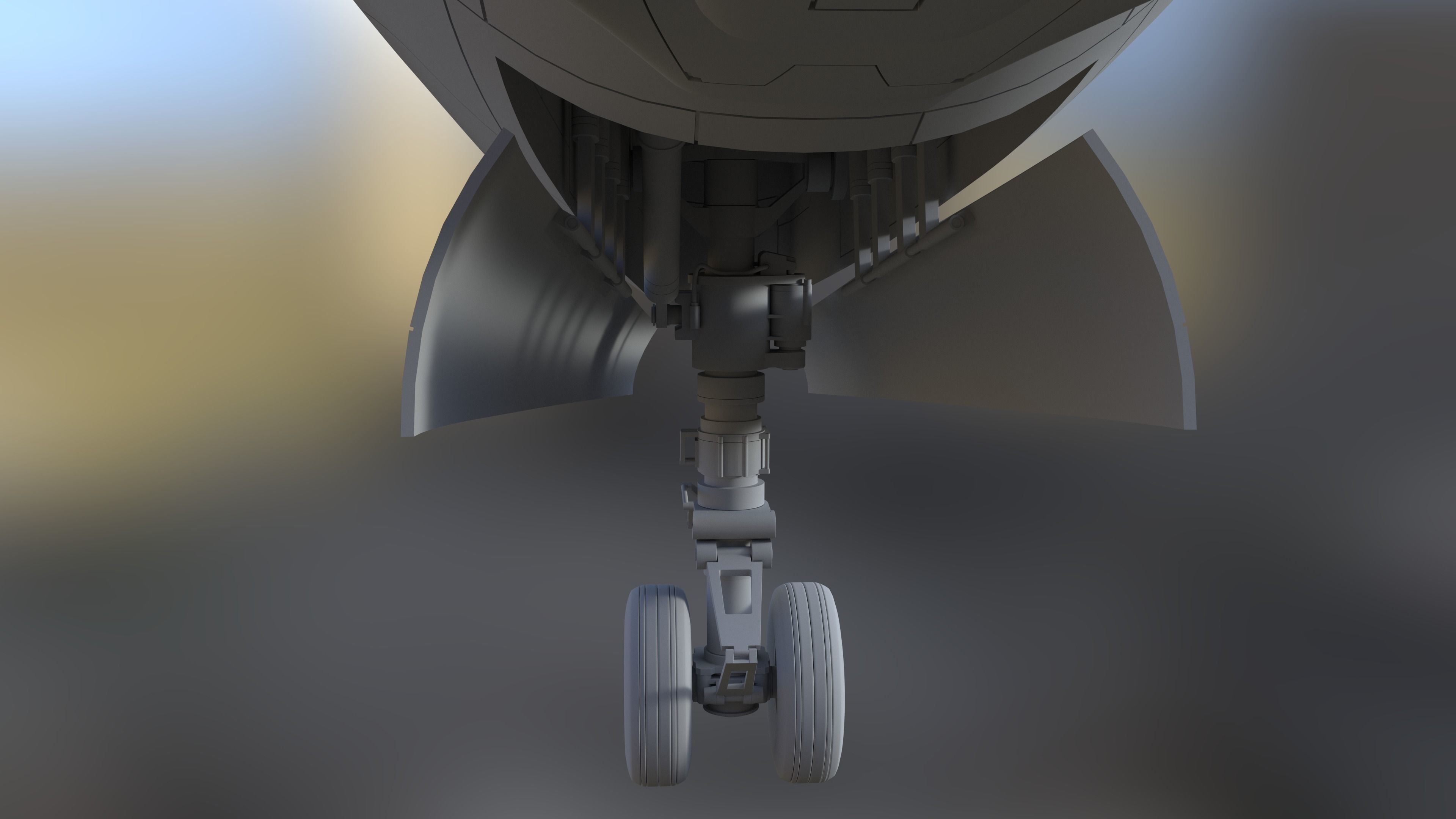 This is an artificial intelligence fighter jet 3D model_15