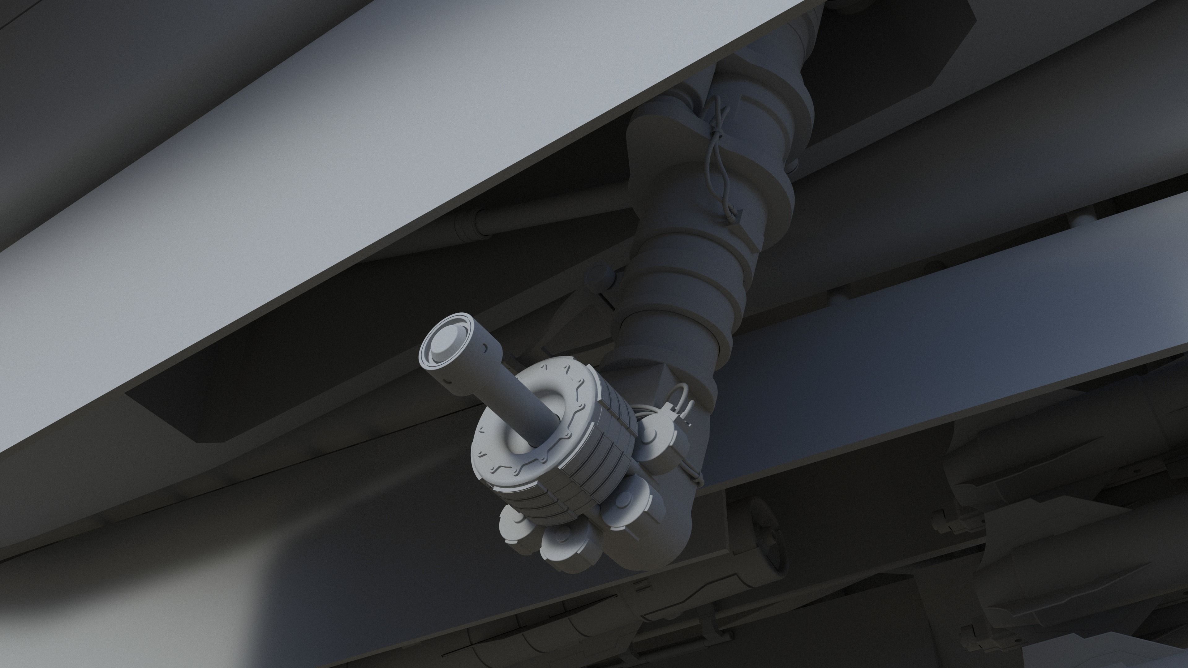 This is an artificial intelligence fighter jet 3D model_9