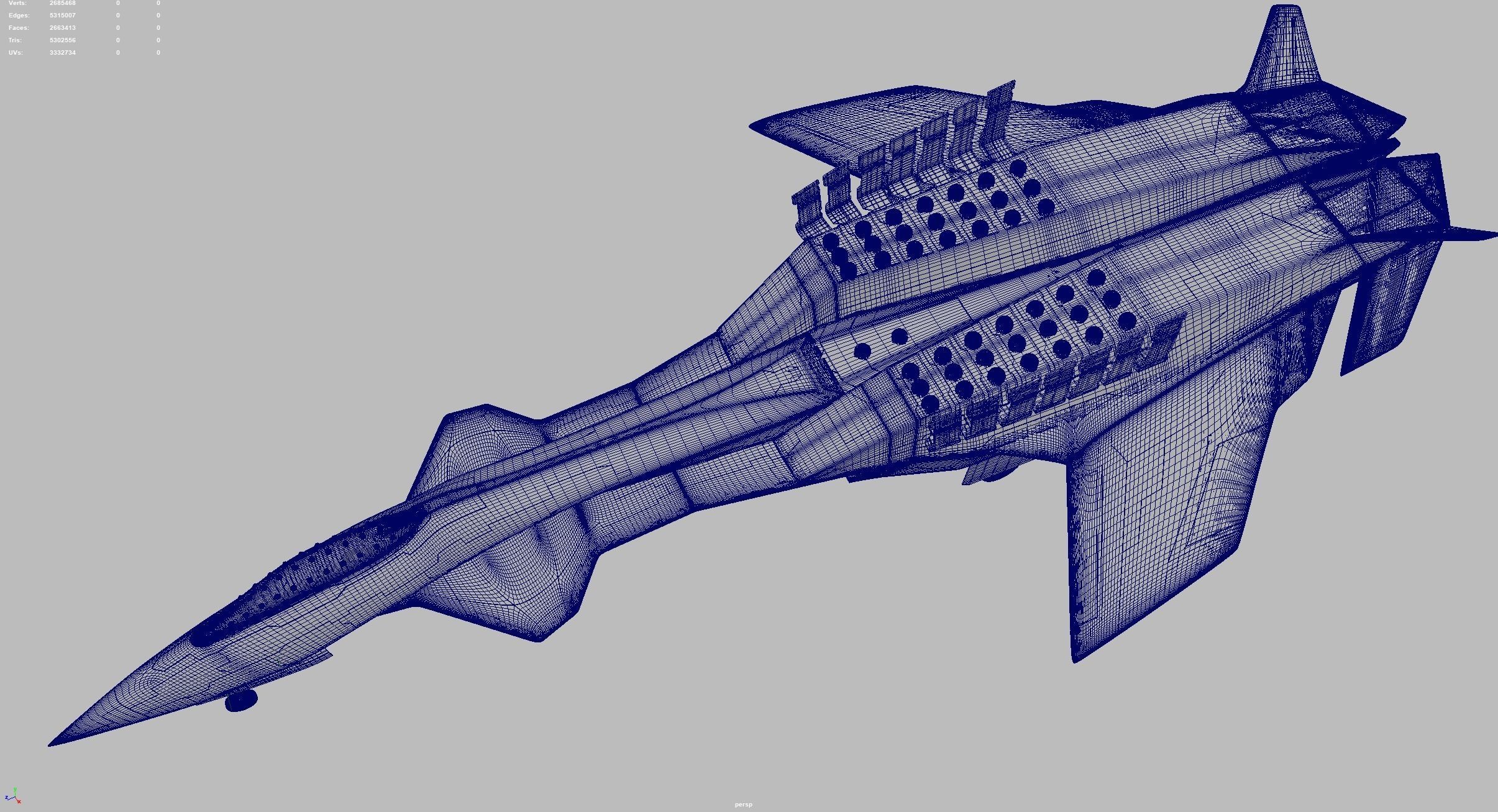 This is an artificial intelligence fighter jet 3D model_18