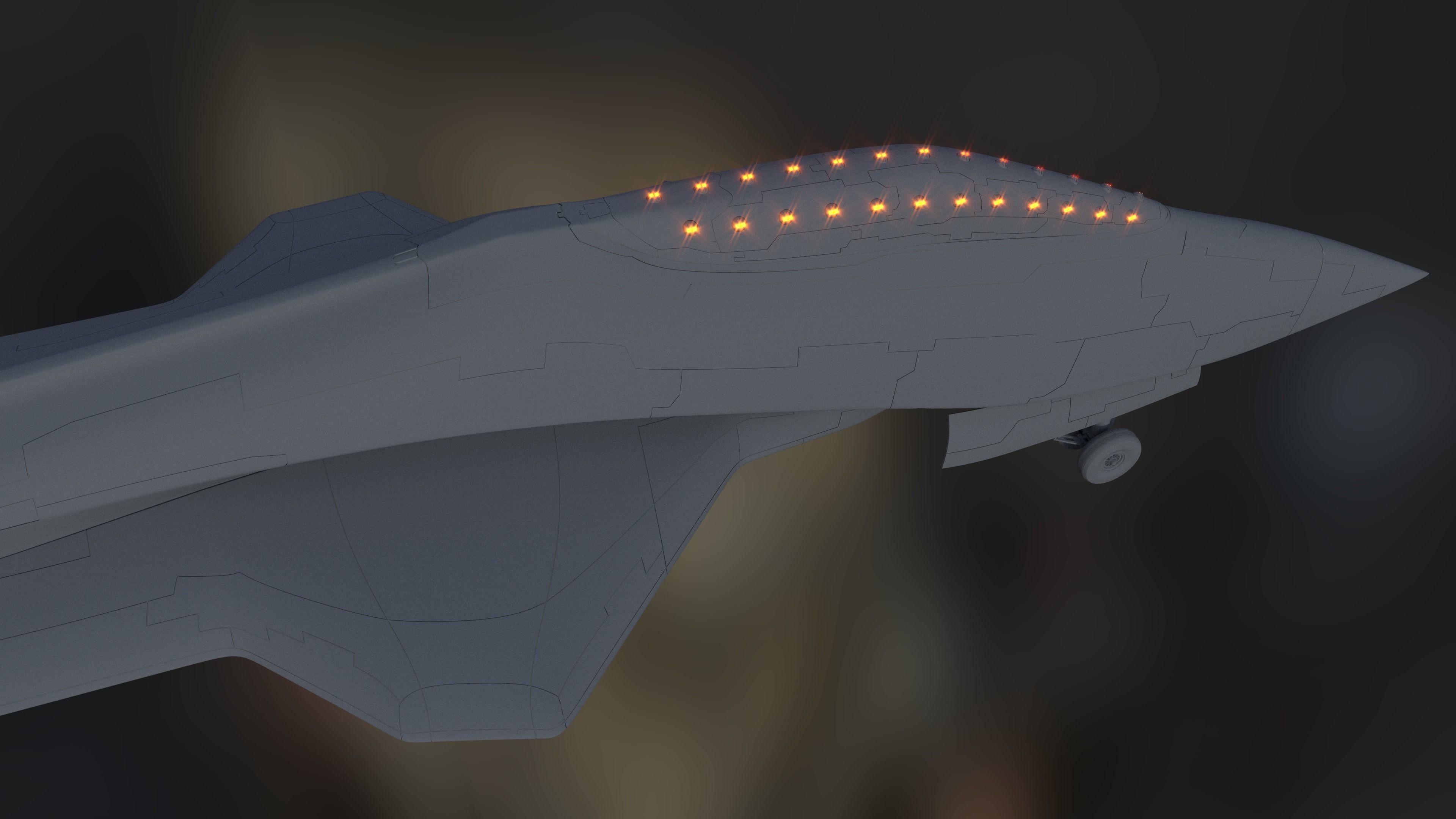 This is an artificial intelligence fighter jet 3D model_6