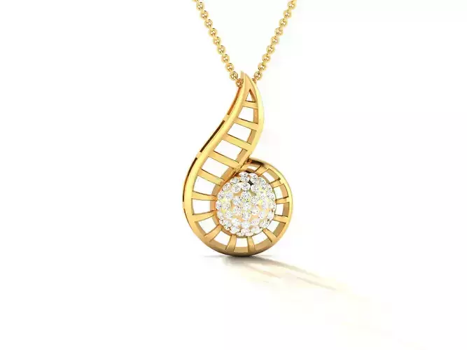 Women Pendant 3dm STL FBX OBJ Render Details