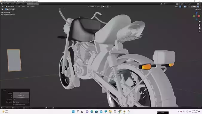 kgf chapter 3 updated version rocky bike  3D model