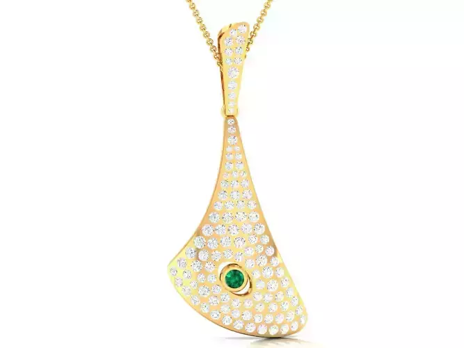 Women Pendant 3dm STL FBX OBJ Render Details