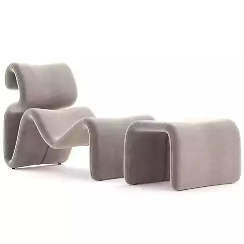 Etcetera Lounge Chair Sand Beige