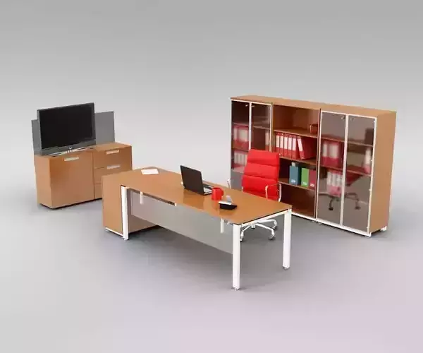 Sleek Office Furniture Set