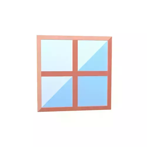Twitter Window Emoji v1 001 Low-poly 3D model