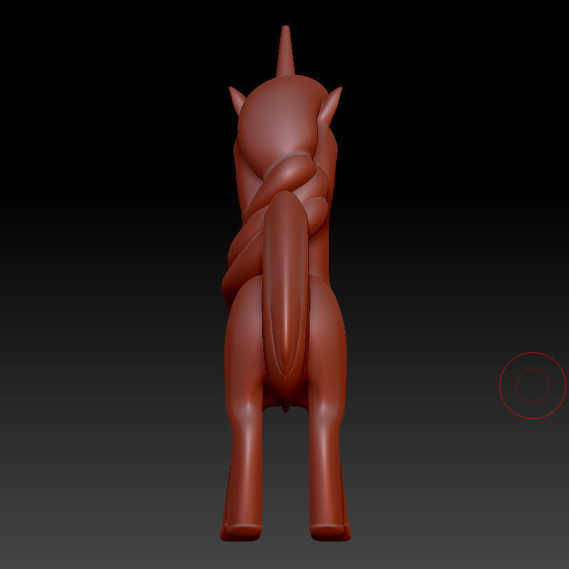 Unicorn 3D print model_10