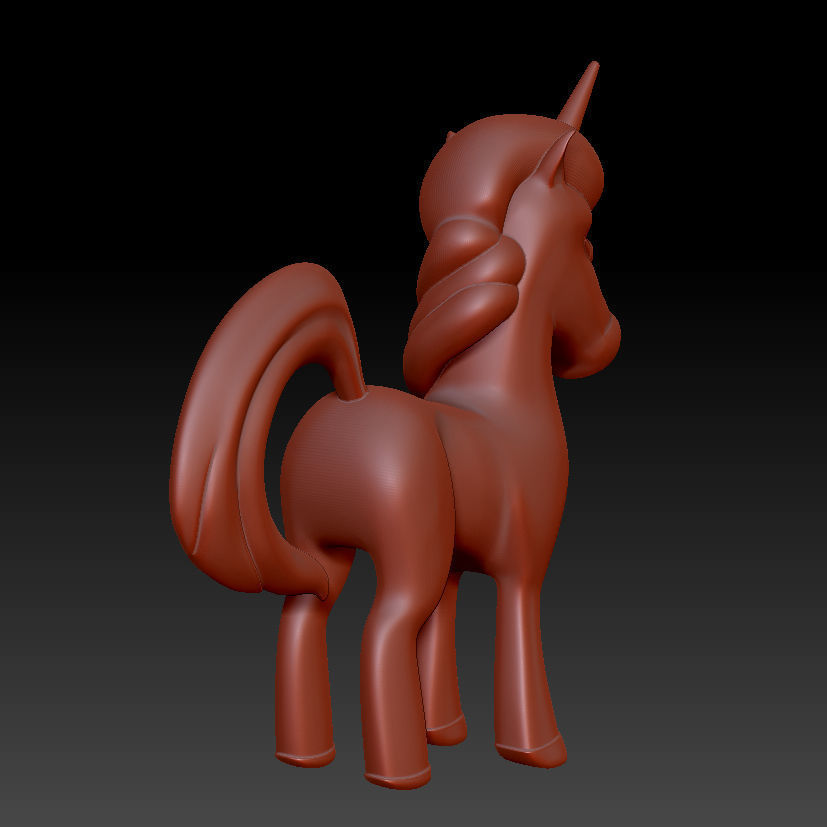 Unicorn 3D print model_13