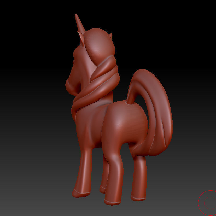 Unicorn 3D print model_6