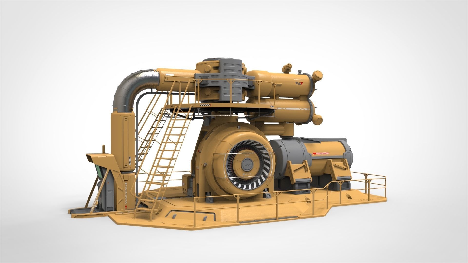 sci fi generator 2 3D model_7