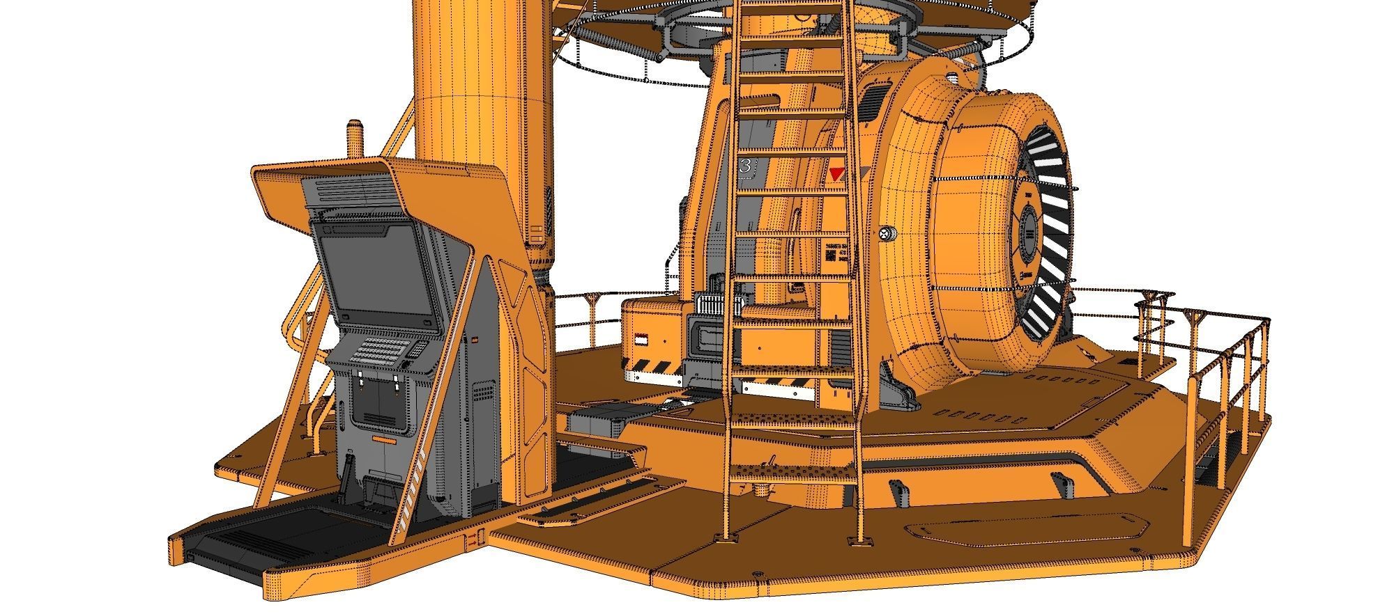 sci fi generator 2 3D model_24