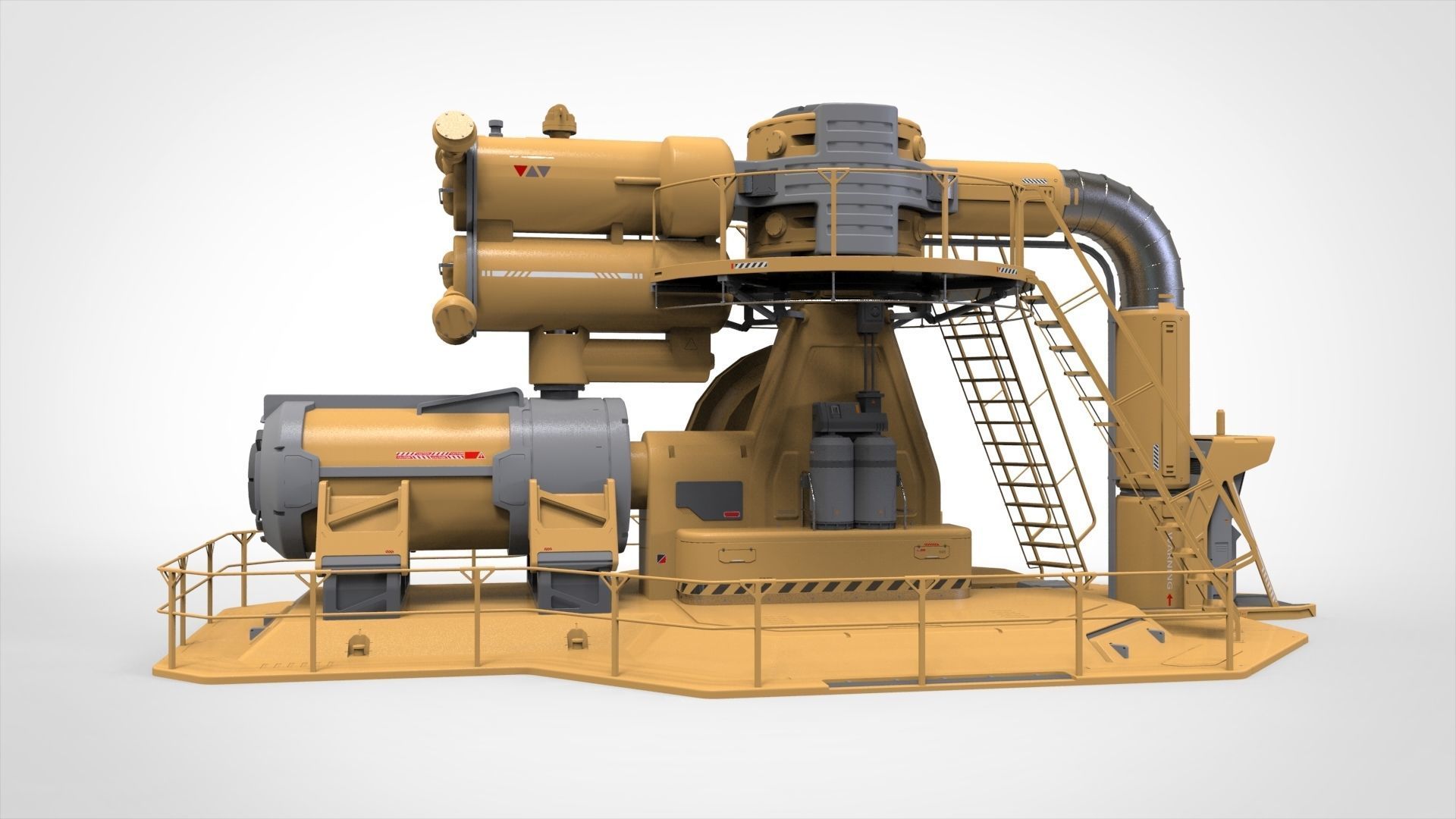 sci fi generator 2 3D model_4