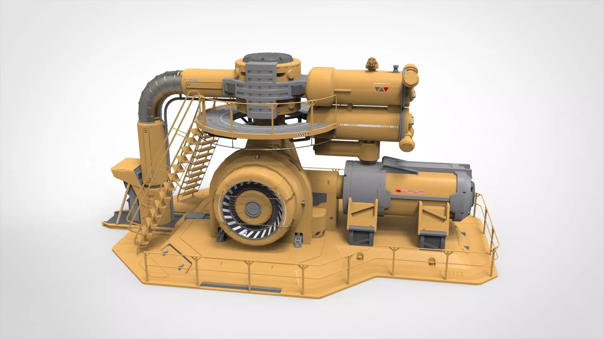 sci fi generator 2 3D model_0