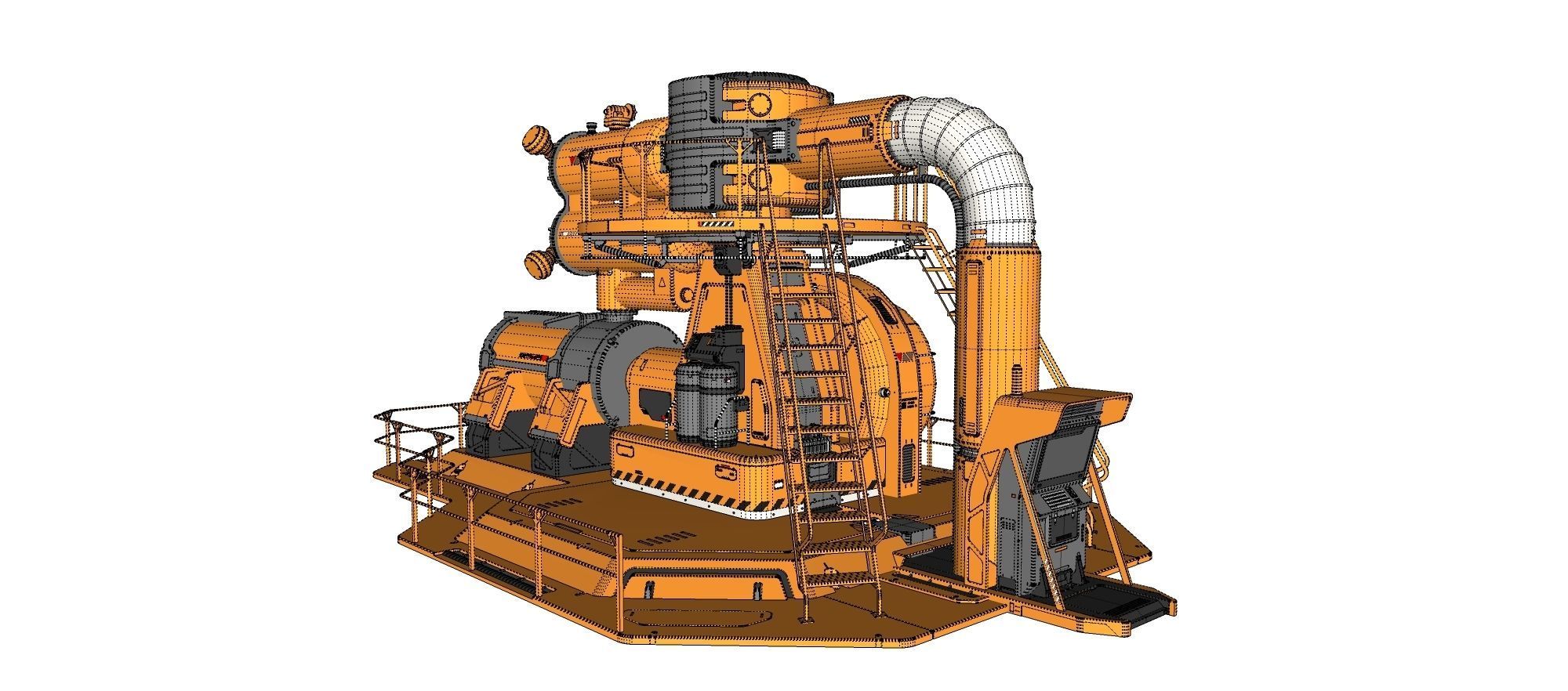sci fi generator 2 3D model_22