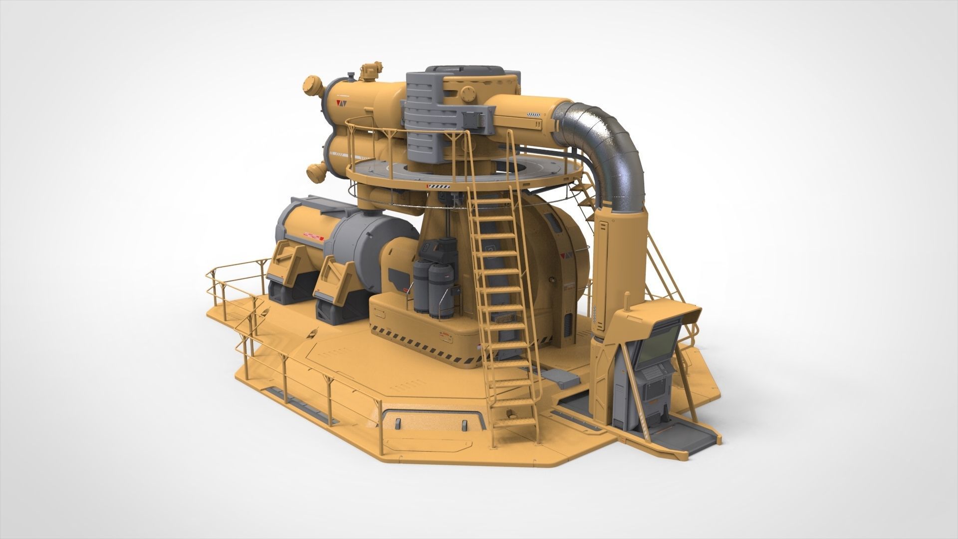 sci fi generator 2 3D model_5