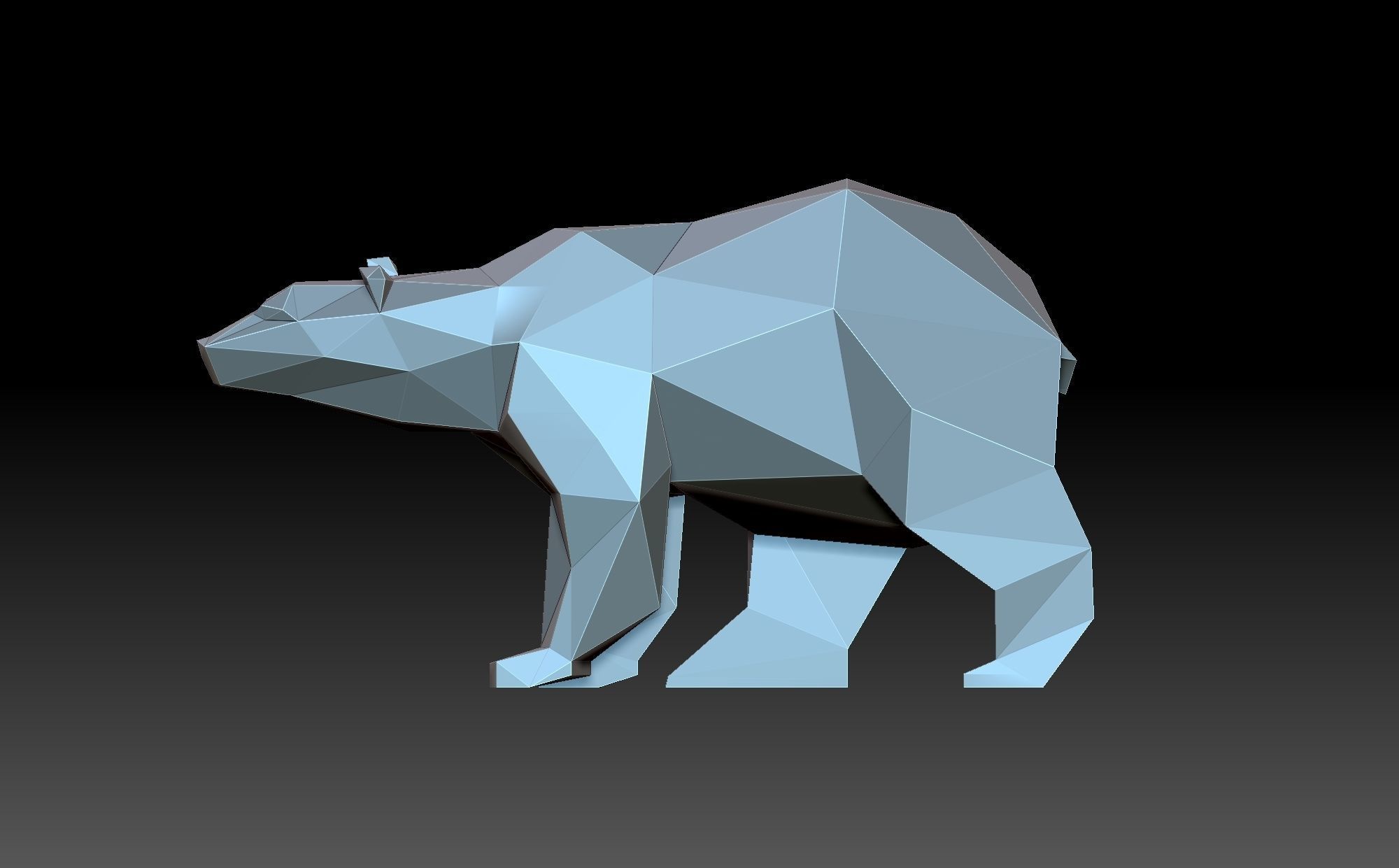 Polar Bear 3D print model_1