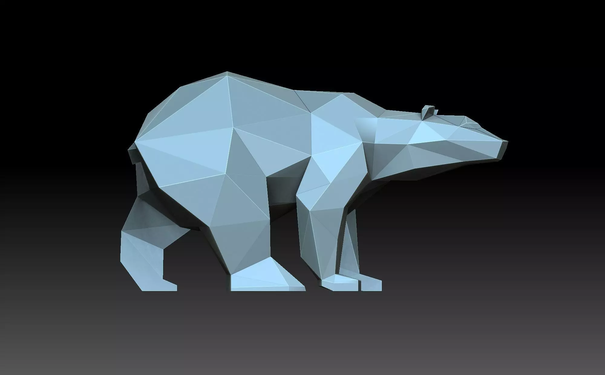 Polar Bear 3D print model_0