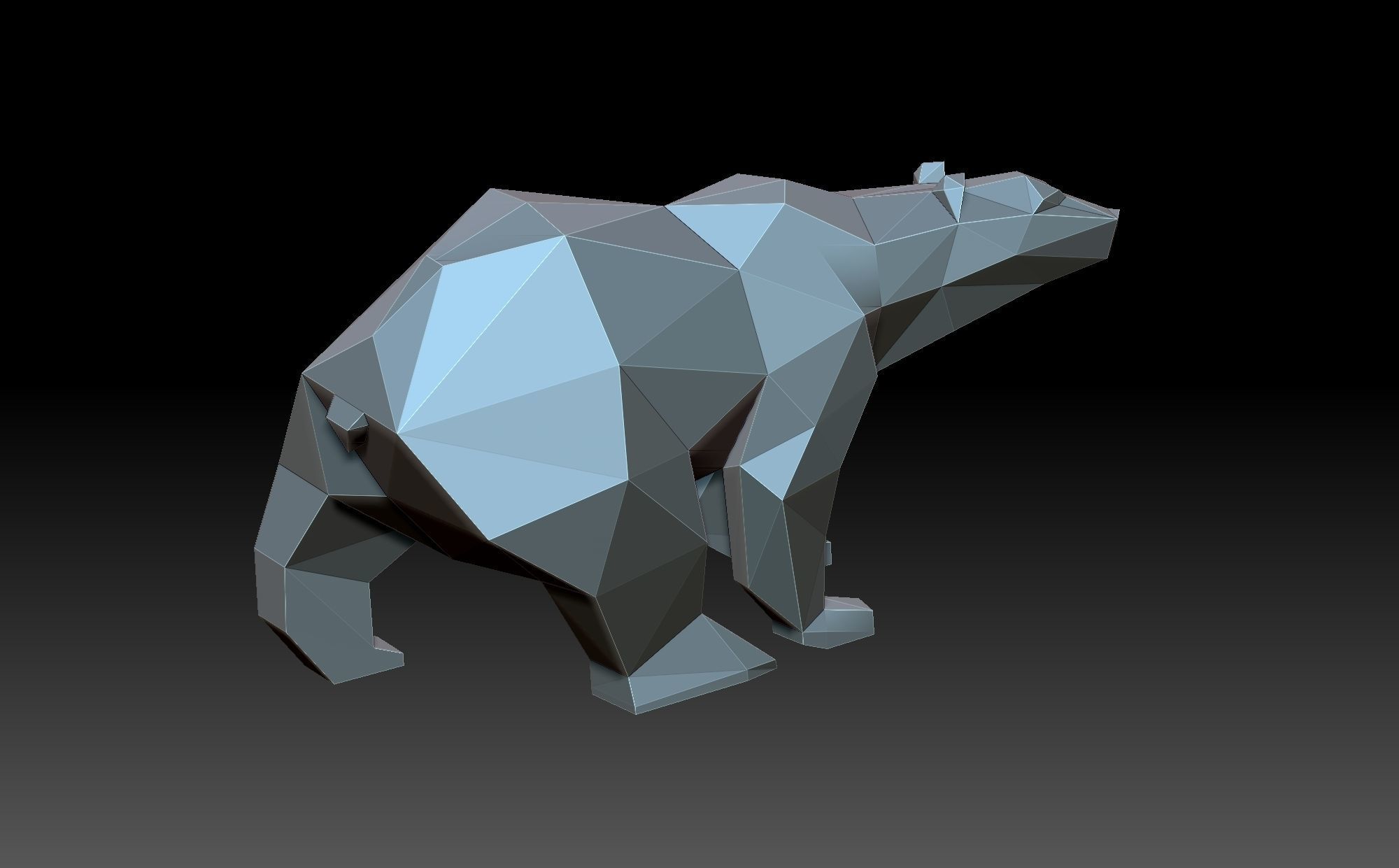 Polar Bear 3D print model_3