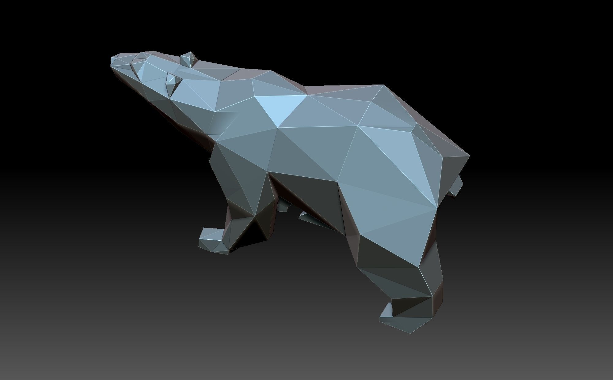 Polar Bear 3D print model_4