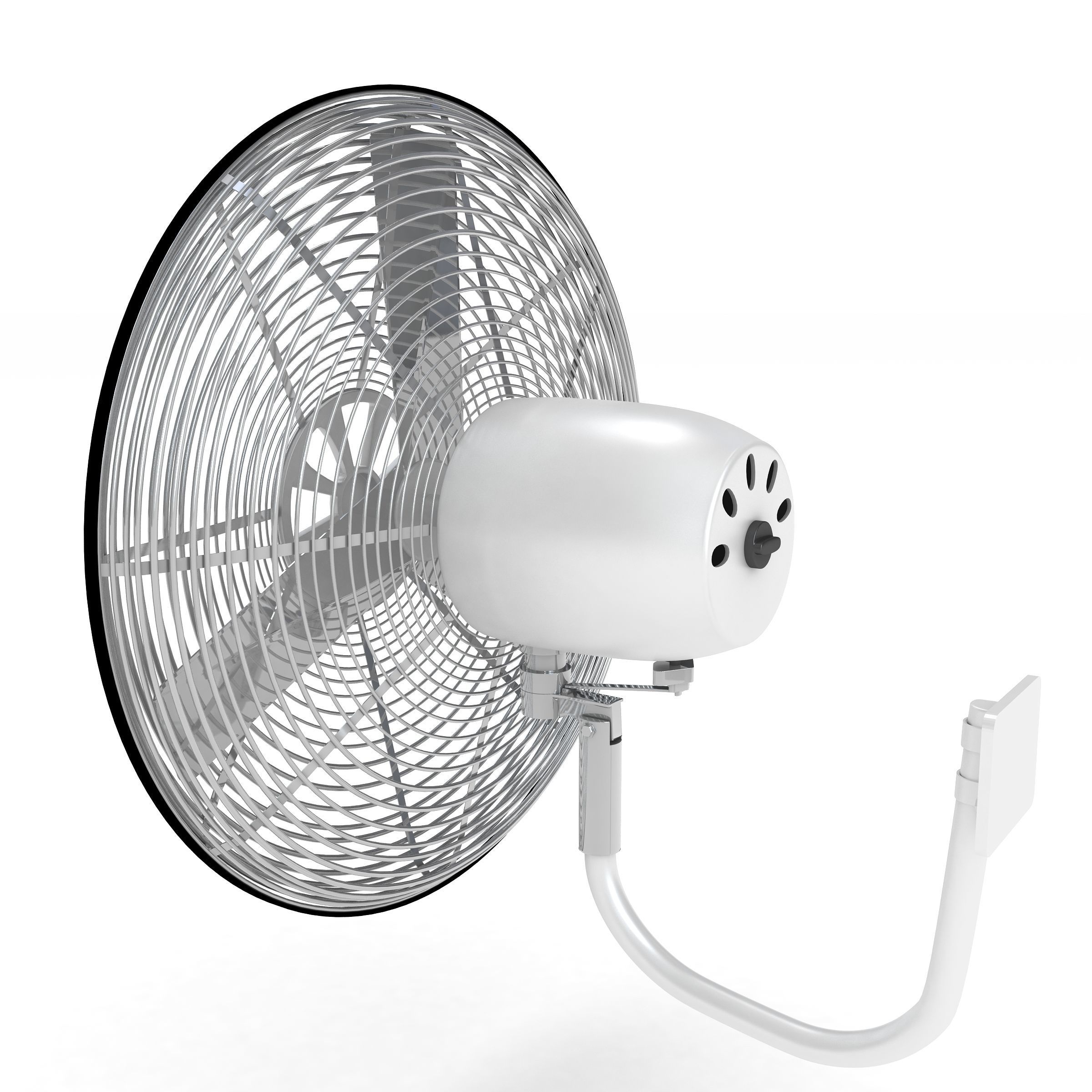  wall fan 3D model_2