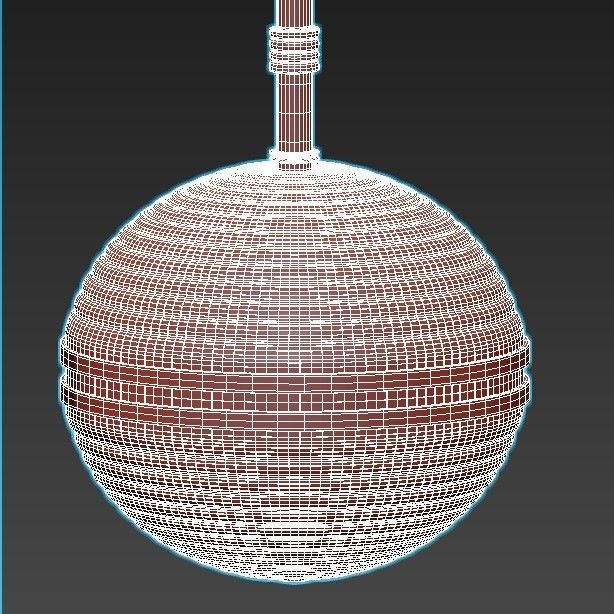 miles brass table lamp with two glass globes 3D model_5