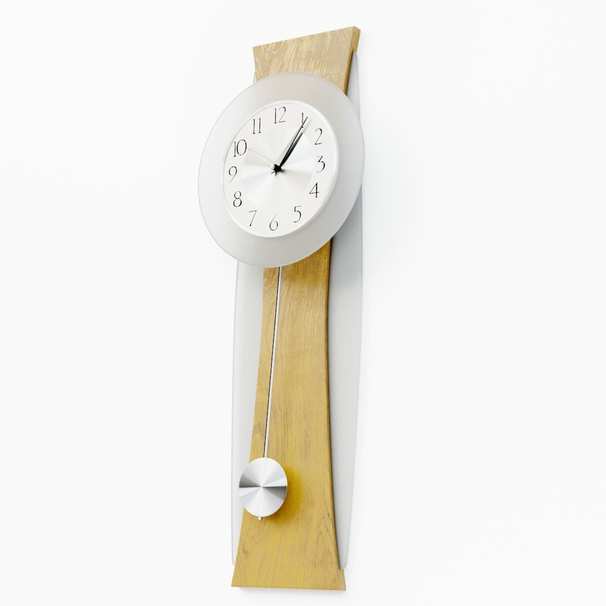 Stylized Wall Clock 3D model_2