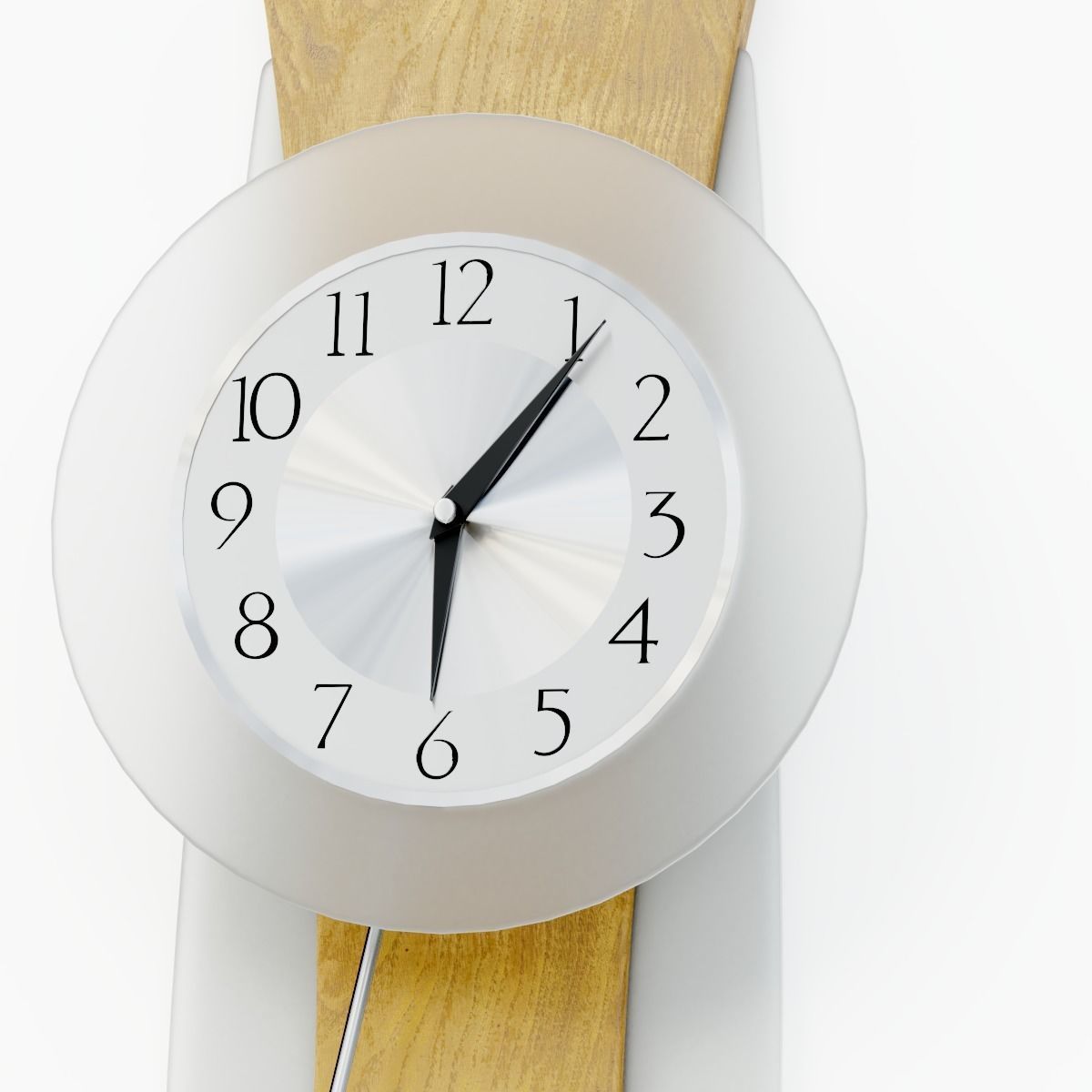Stylized Wall Clock 3D model_4