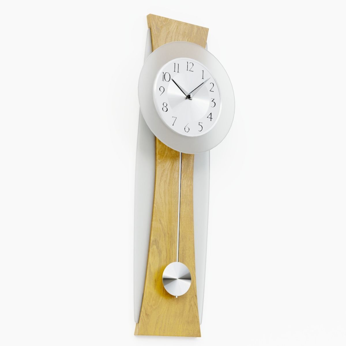 Stylized Wall Clock 3D model_1