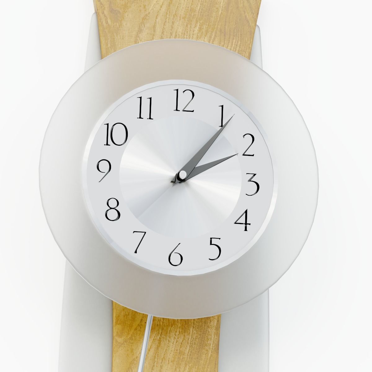Stylized Wall Clock 3D model_3