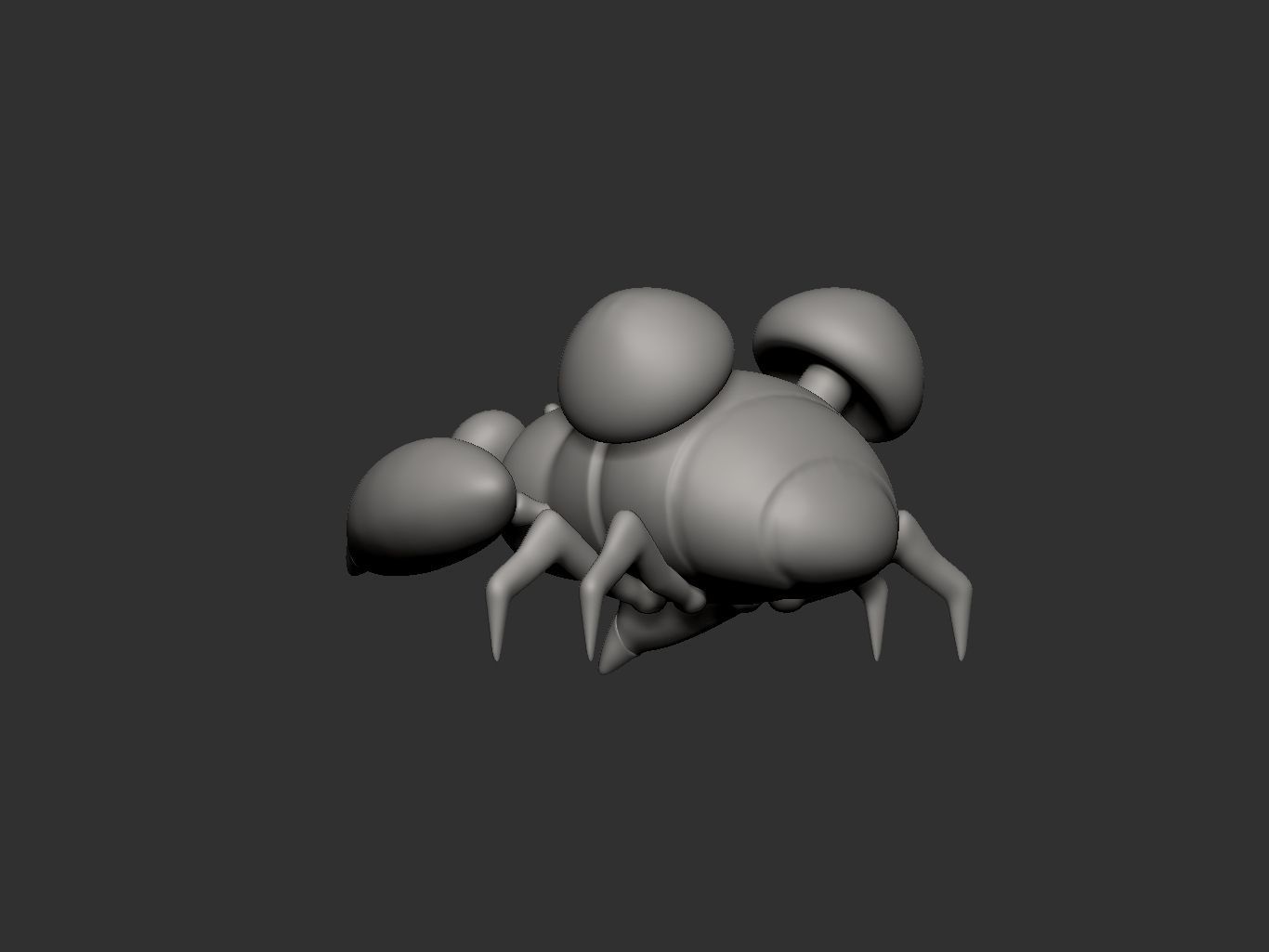 pokemon paras 3D print model_10