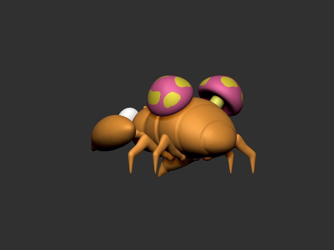 pokemon paras 3D print model_9