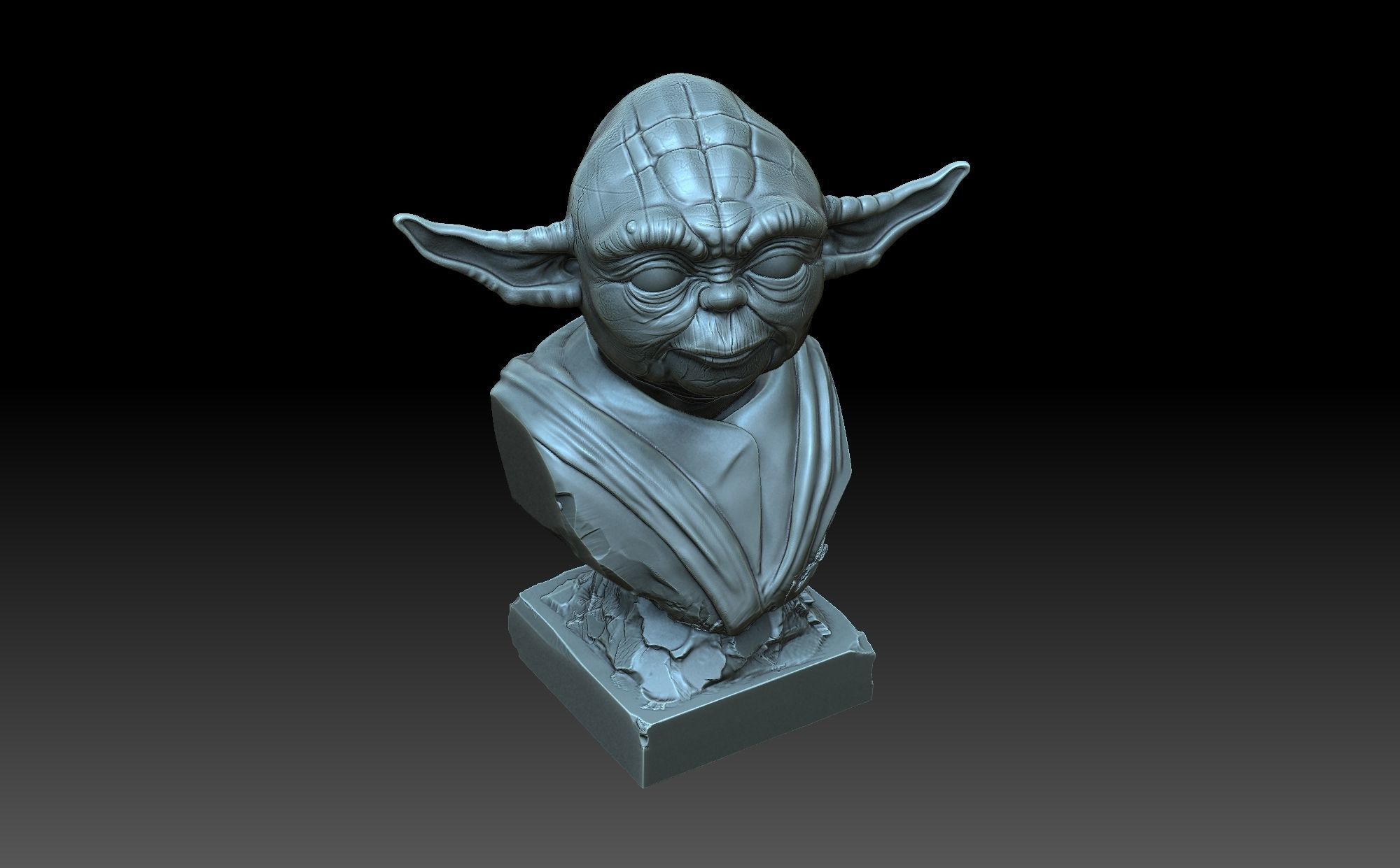 Master Yoda 3D print model_7
