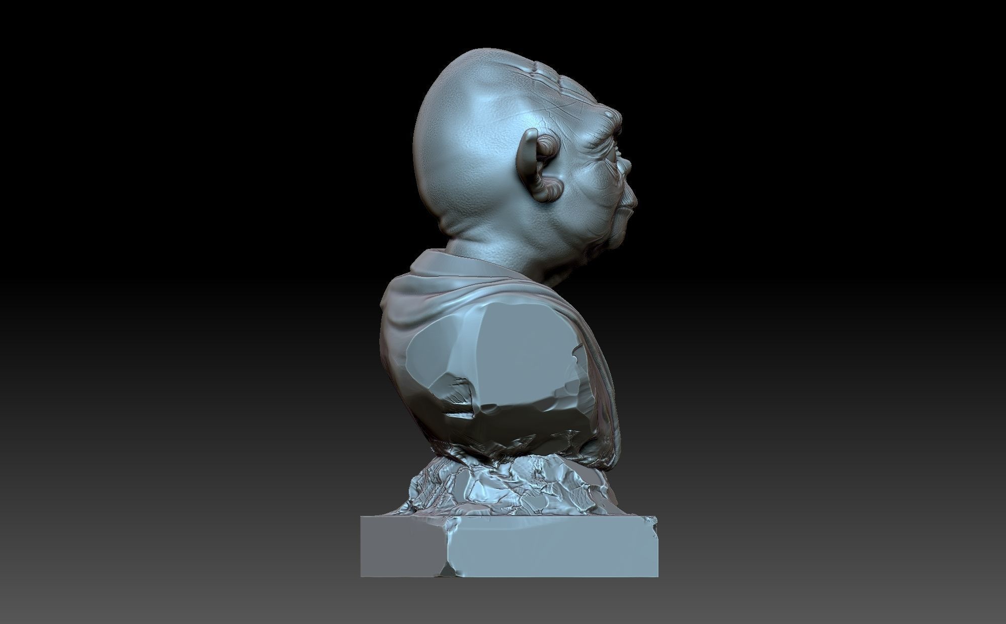 Master Yoda 3D print model_5