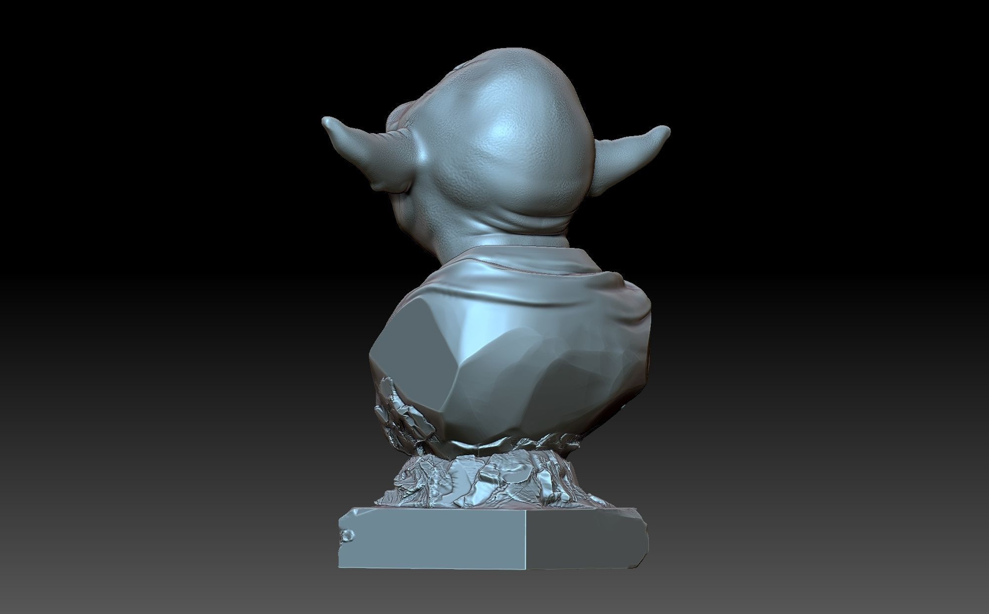 Master Yoda 3D print model_3